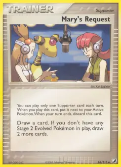 Pokémon-Karte Magits Anfrage 086/115