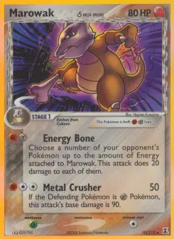 Pokémon-Karte Marowak δ 010/113