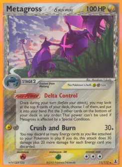 Pokémon-Karte Metagross δ 011/113
