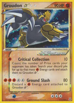 Pokémon-Karte Groudon Star 111/113