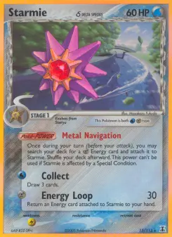 Pokémon-Karte Starmie δ 015/113