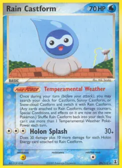 Pokémon-Karte Rain Castform 026/113
