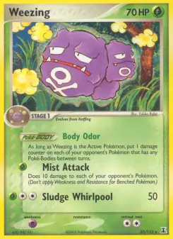 Pokémon-Karte Weezing 033/113