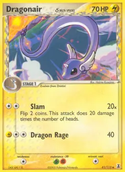 Pokémon-Karte Dragonair δ 041/113