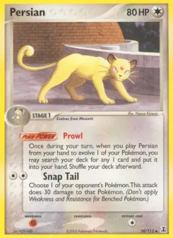 Pokémon-Karte Persian 050/113