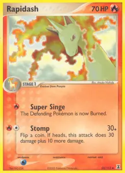 Pokémon-Karte Rapidash 052/113