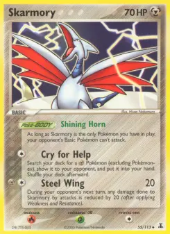 Pokémon-Karte Skarmory 055/113