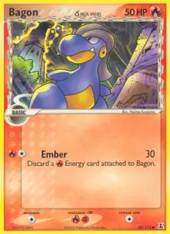 Pokémon-Karte Bagon δ 058/113