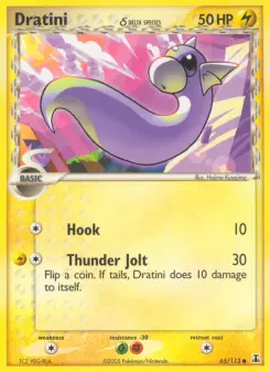 Pokémon-Karte Dratini δ 065/113