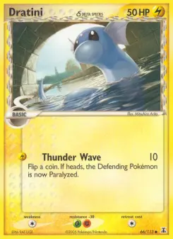 Pokémon-Karte Dratini δ 066/113