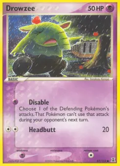 Pokémon-Karte Drowzee 067/113