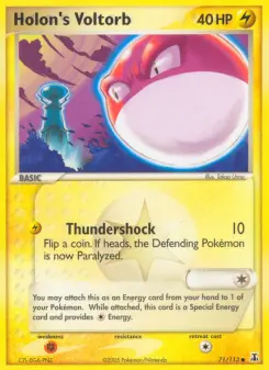 Pokémon-Karte Holon's Voltorb 071/113