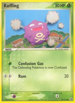 Pokémon-Karte Koffing 072/113