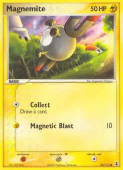 Pokémon-Karte Magnemite 074/113