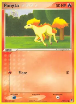 Pokémon-Karte Ponyta 078/113