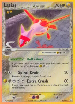 Pokémon-Karte Latias δ 008/113