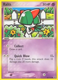 Pokémon-Karte Ralts 081/113
