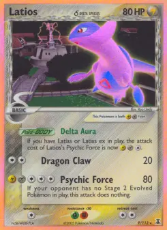 Pokémon-Karte Latios δ 009/113