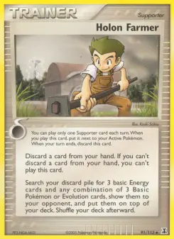 Pokémon-Karte Holon Farmer 091/113
