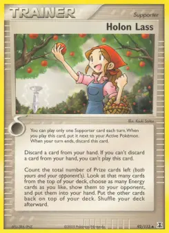 Pokémon-Karte Holon Lass 092/113