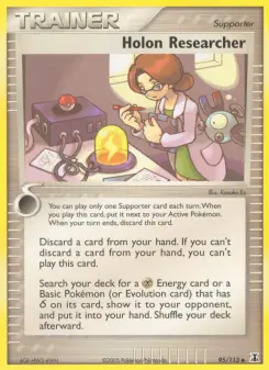 Pokémon-Karte Holon Researcher 095/113