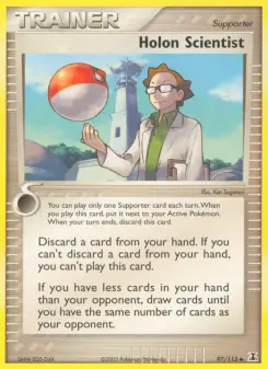 Pokémon-Karte Holon Scientist 097/113