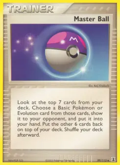 Pokémon-Karte Master Ball 099/113