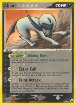 Pokémon-Karte Absol 015/092