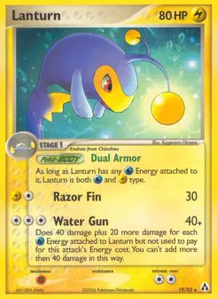 Pokémon-Karte Lanturn 019/092