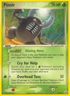 Pokémon-Karte Pinsir 024/092