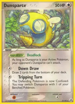 Pokémon-Karte Dummisel 031/092