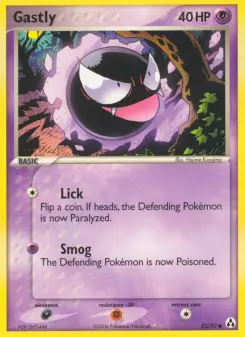 Pokémon-Karte Nebulak 052/092