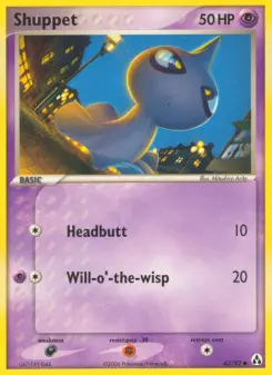 Pokémon-Karte Shuppet 063/092