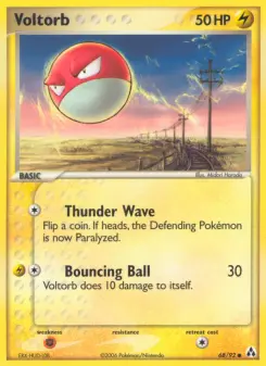 Pokémon-Karte Voltobal 068/092