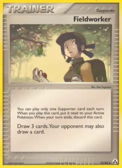 Pokémon-Karte Feldarbeiter 073/092