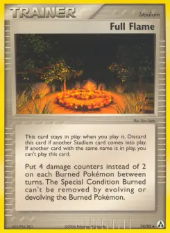 Pokémon-Karte Volle Flamme 074/092