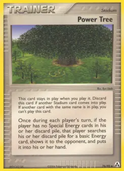 Pokémon-Karte Energiebaum 076/092