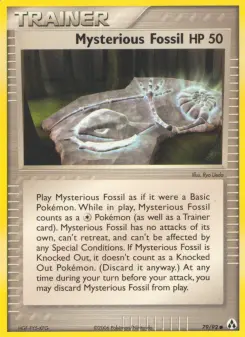 Pokémon-Karte Geheimnis-Fossil 079/092