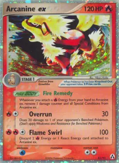 Pokémon-Karte Arkani ex 083/092