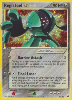 Pokémon-Karte Registeel ☆ 092/092