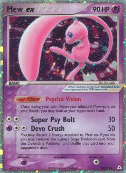 Pokémon-Karte Mew ex 100/110