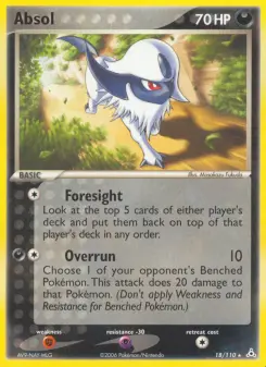 Pokémon-Karte Absol 018/110