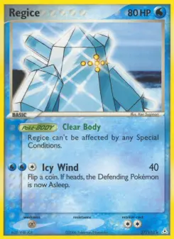 Pokémon-Karte Regice 027/110