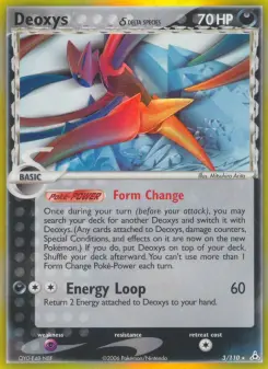 Pokémon-Karte Deoxys 003/110