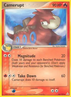 Pokémon-Karte Camerupt 036/110