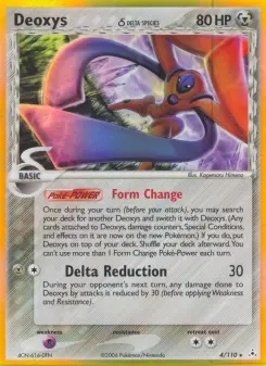 Pokémon-Karte Deoxys 004/110
