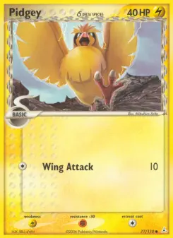 Pokémon-Karte Taubsi 077/110