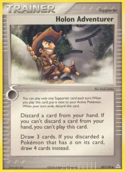 Pokémon-Karte Holon-Abenteurer 085/110