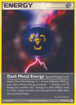 Pokémon-Karte Finstere Metall-Energie 097/110