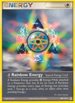Pokémon-Karte Delta Regenbogen-Energie 098/110
